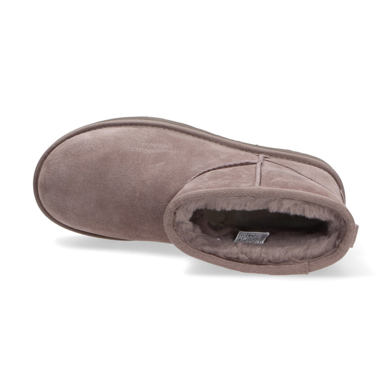 UGG classic mini platform camoscio tortora