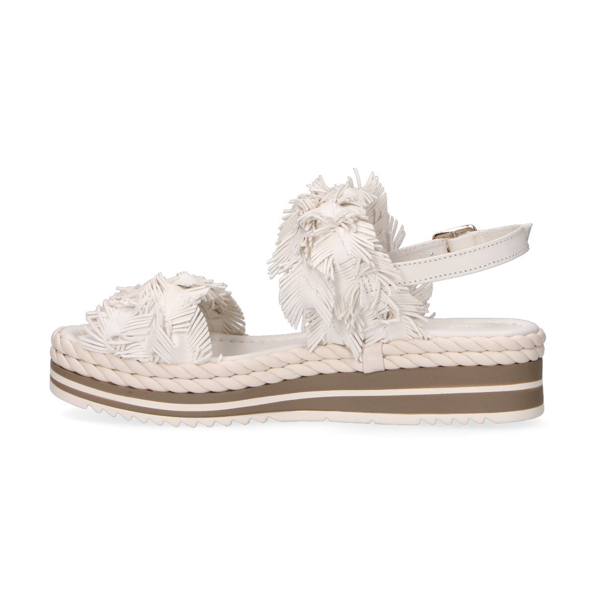 Pons Quintana sandalo Milan pelle bianco