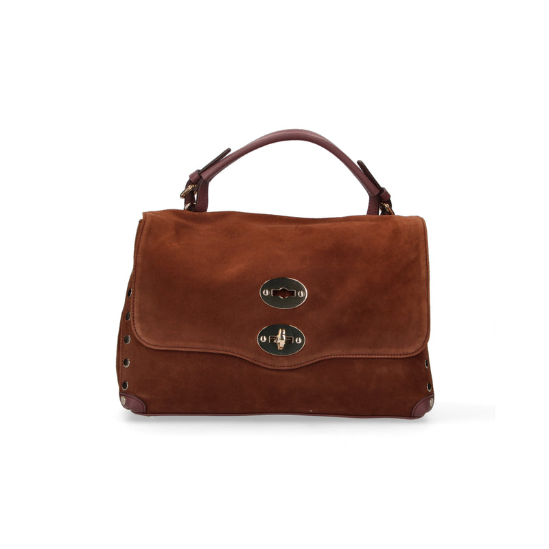 Zanellato borsa Postina Small Zashmere brown legno di noce