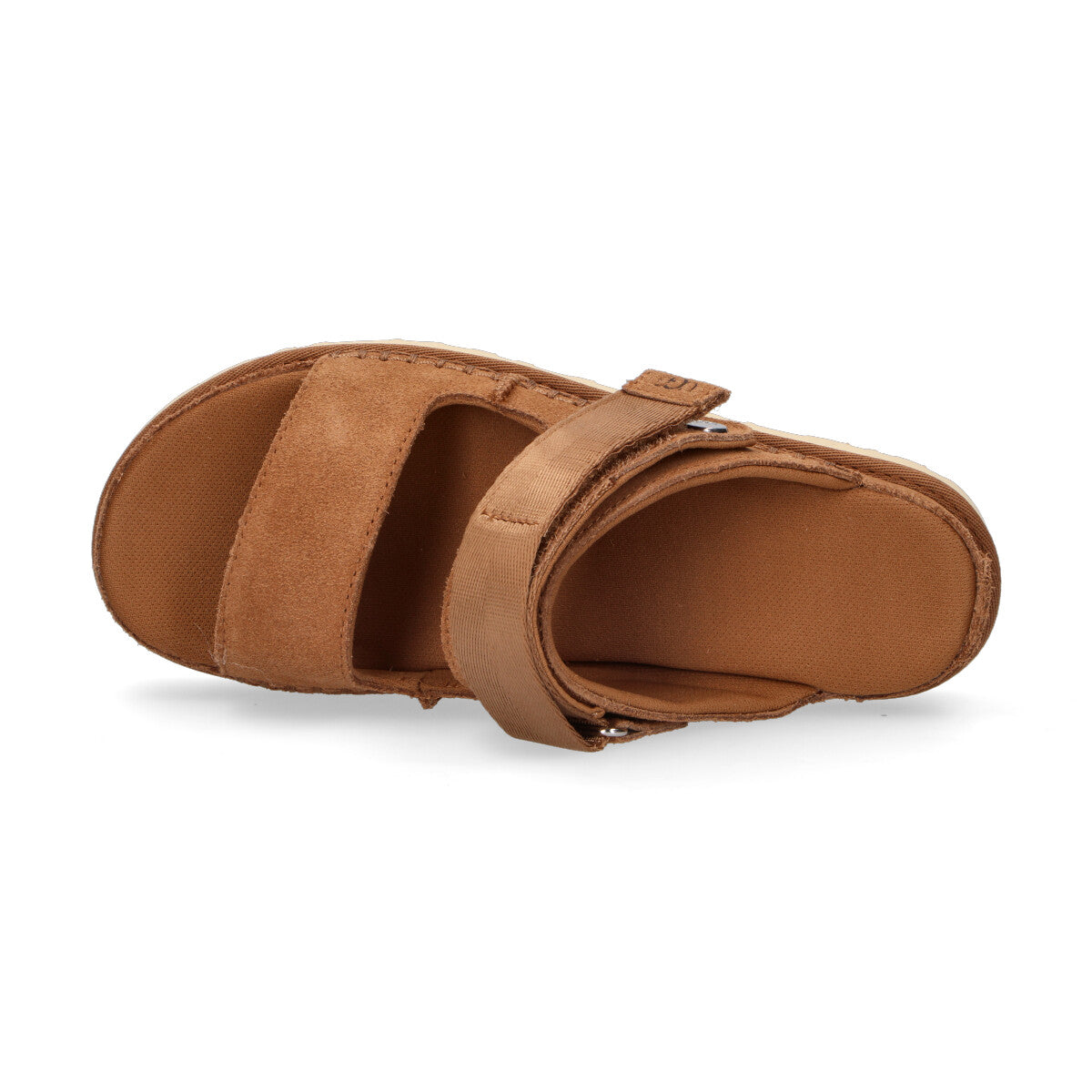 Ugg sandalo GoldenStar Glide in camoscio chestnut