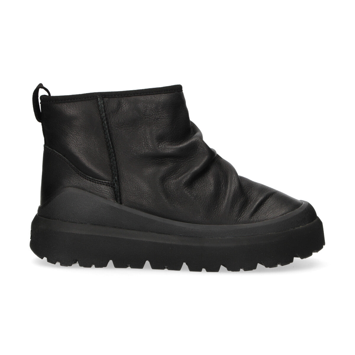 Ugg boot Heritage Utility Mini Noir pelle nero