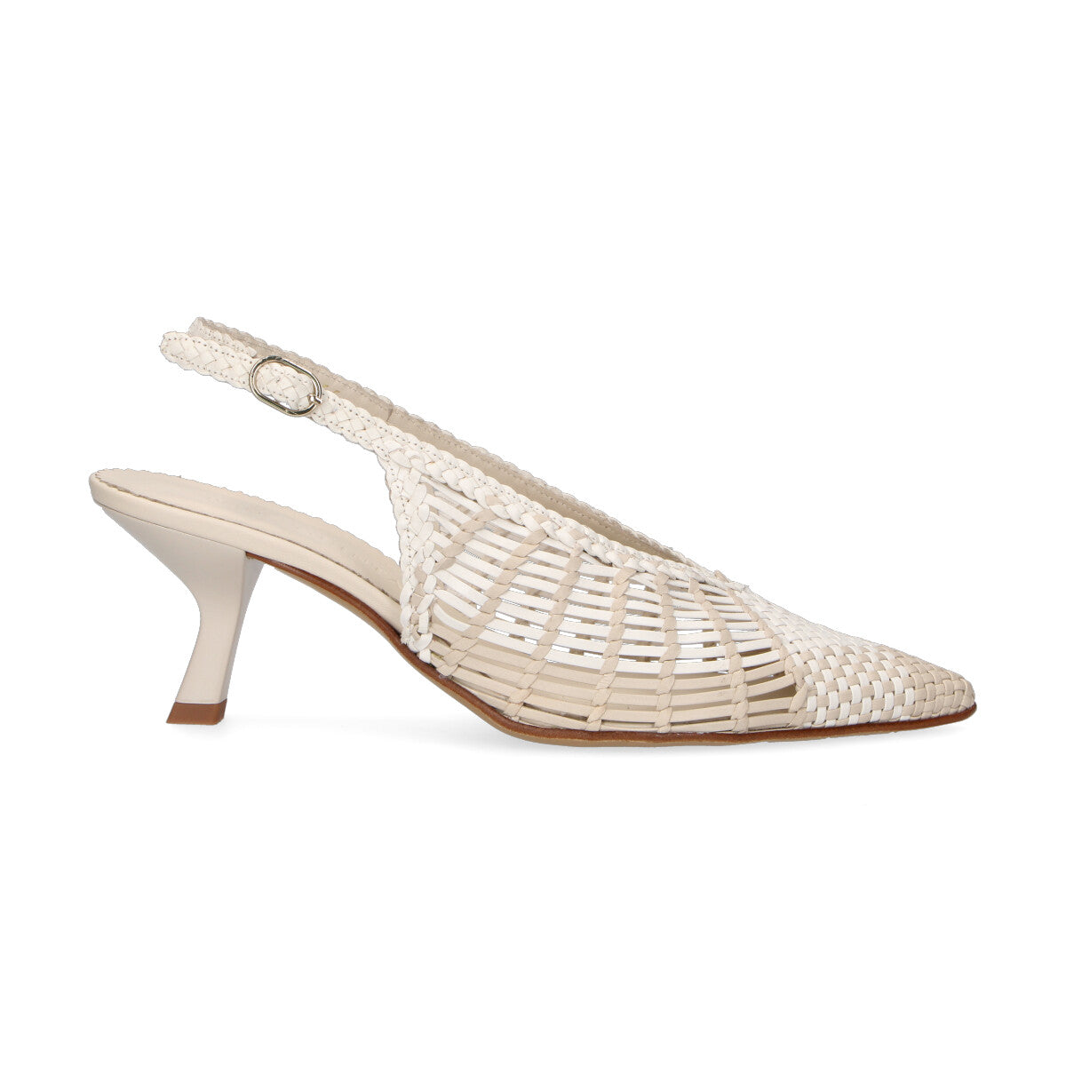 Pons Quintana chanel Moritz intrecciato bianco