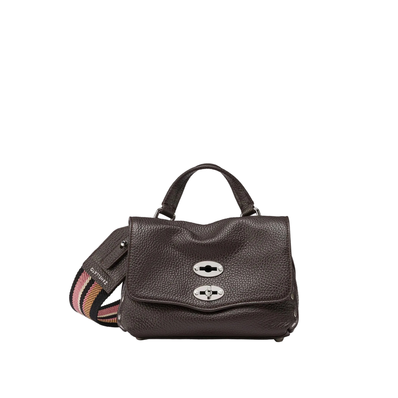 Zanellato borsa Postina Daily Giorno baby brown dolce amaro in pelle