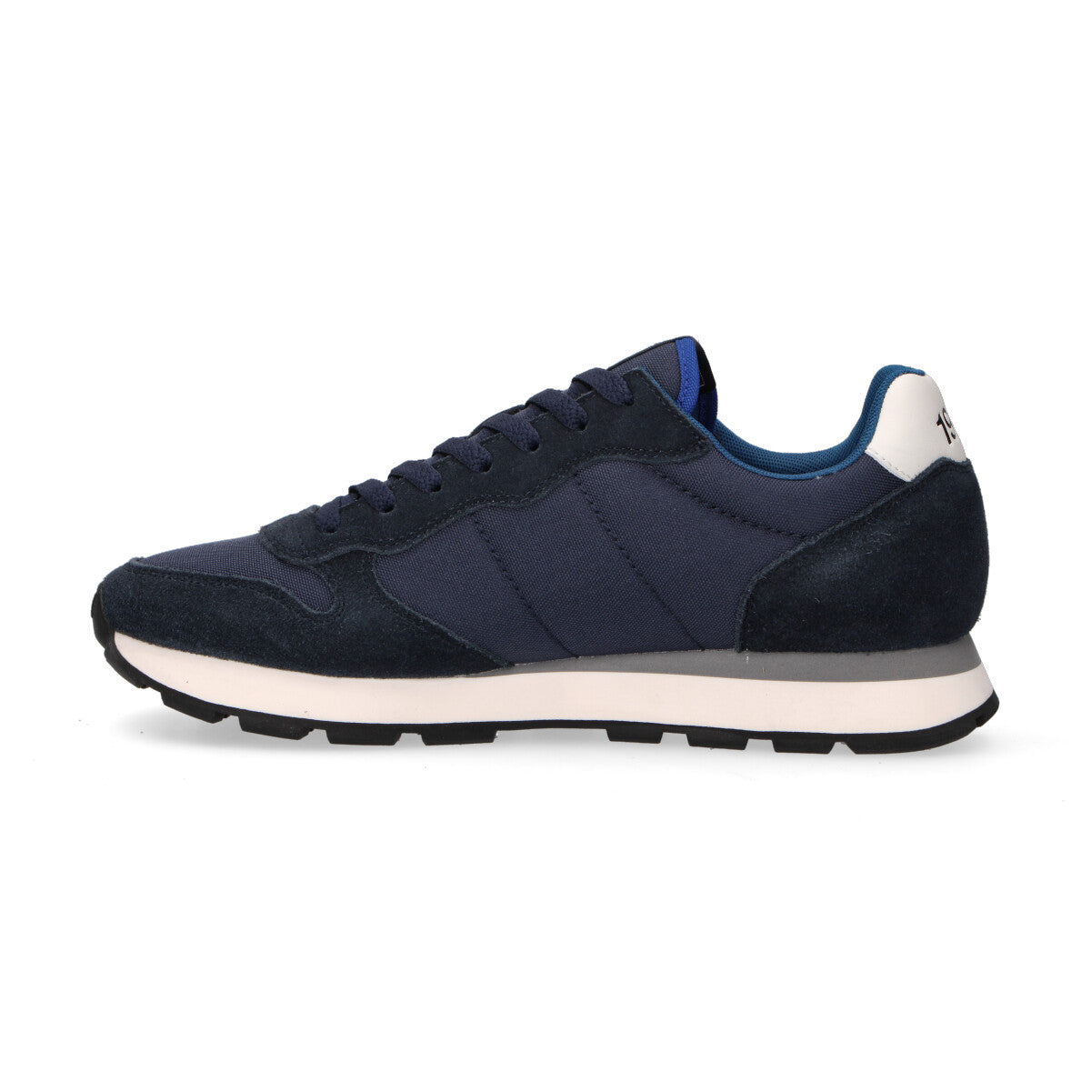 Sun68 sneaker Tom Solid in camoscio blu