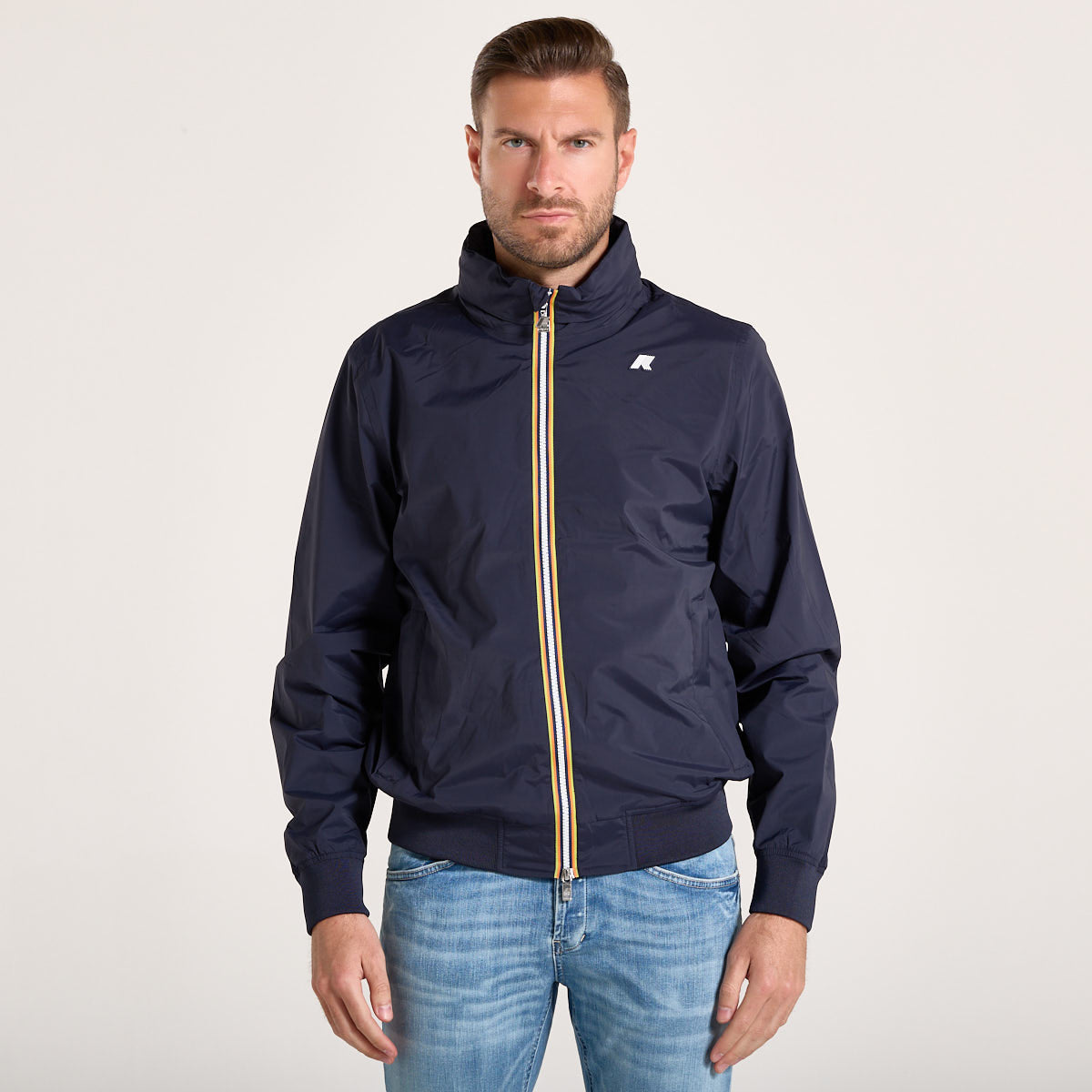 K-Way giubbino leggero in tessuto blu