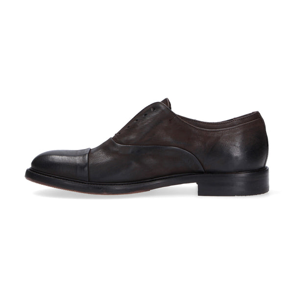 Pawelk's scarpa slip-on pelle tdm effetto vintage