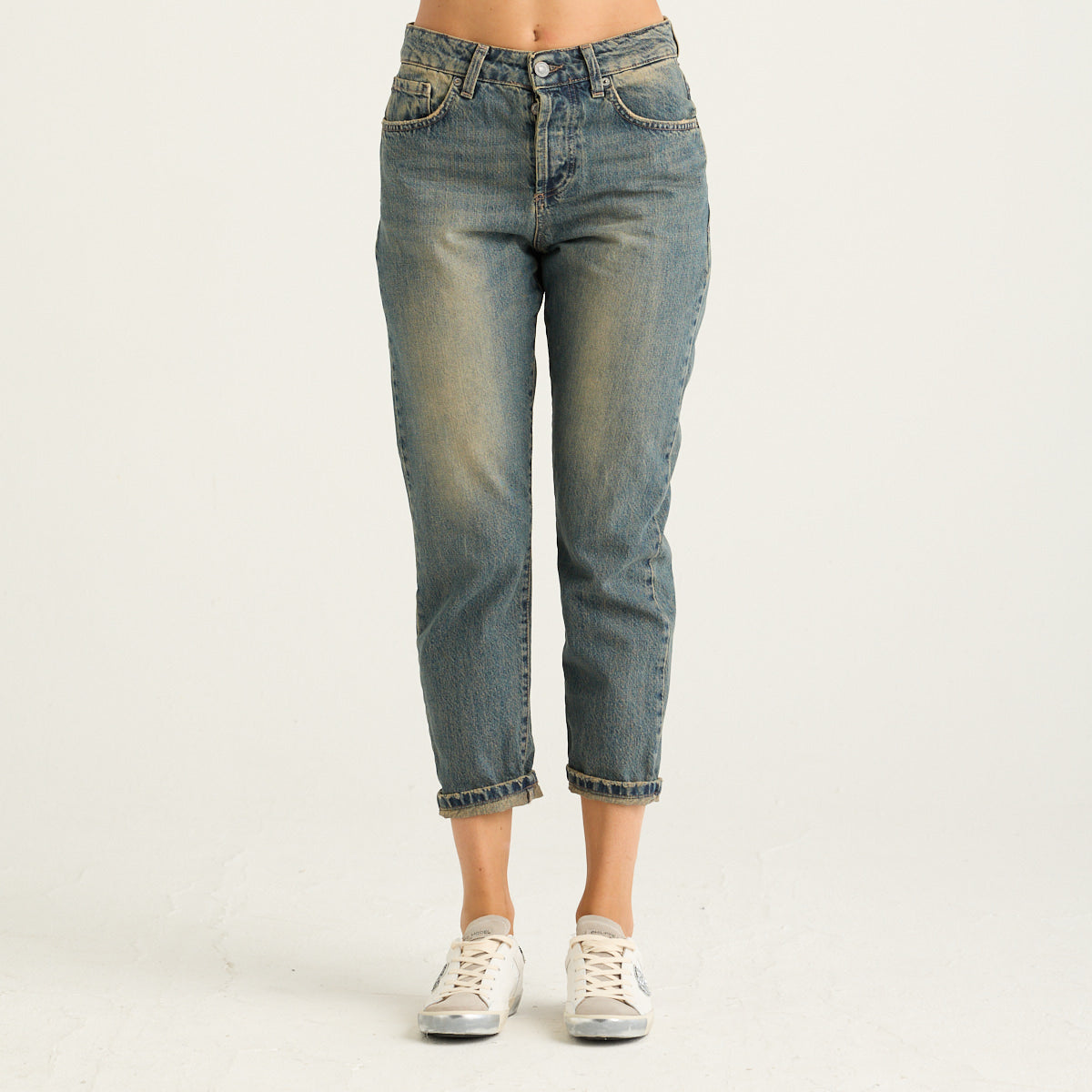 Souvenir jeans in denim slavato