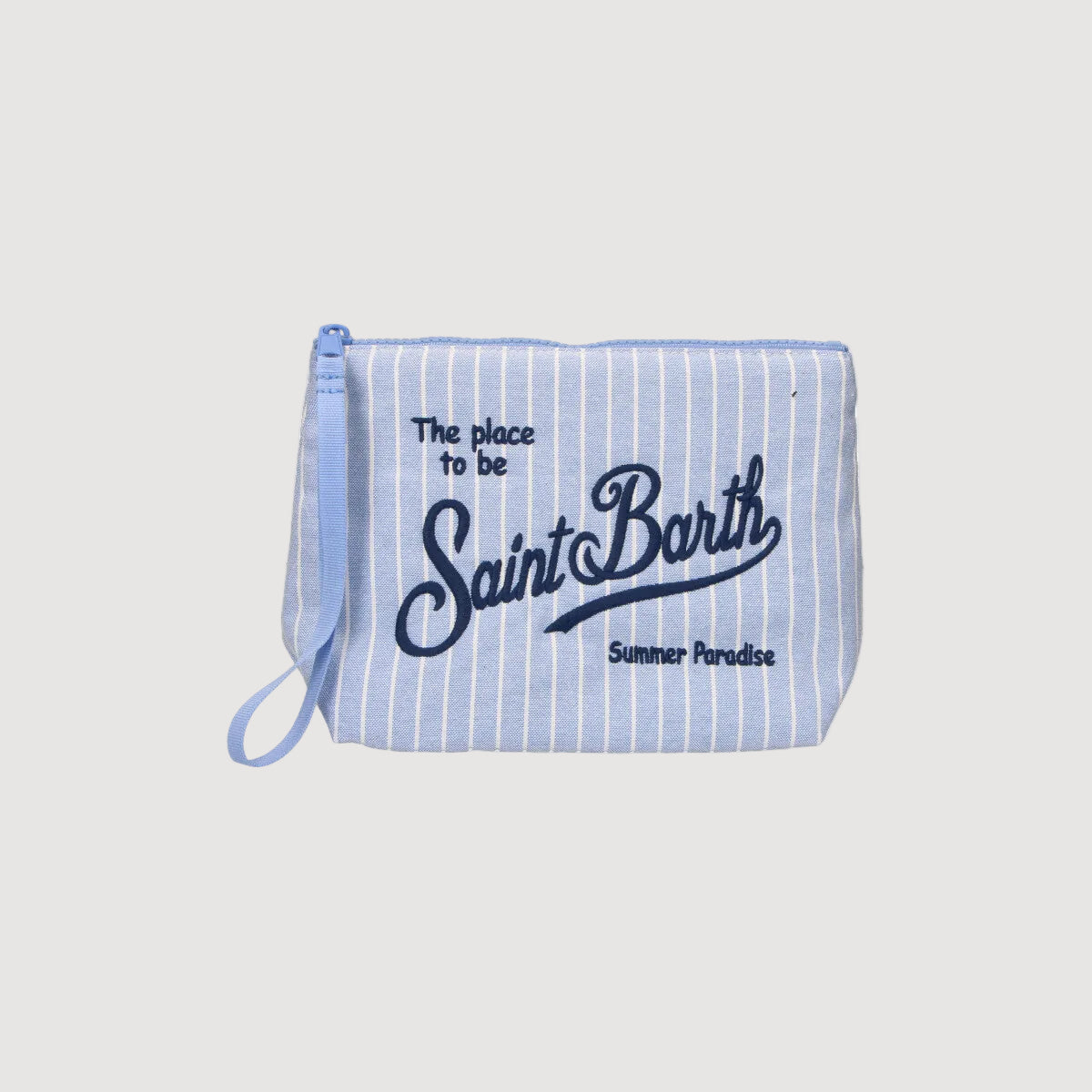 Mc2 Saint Barth pochette aline cotone righe azzurr