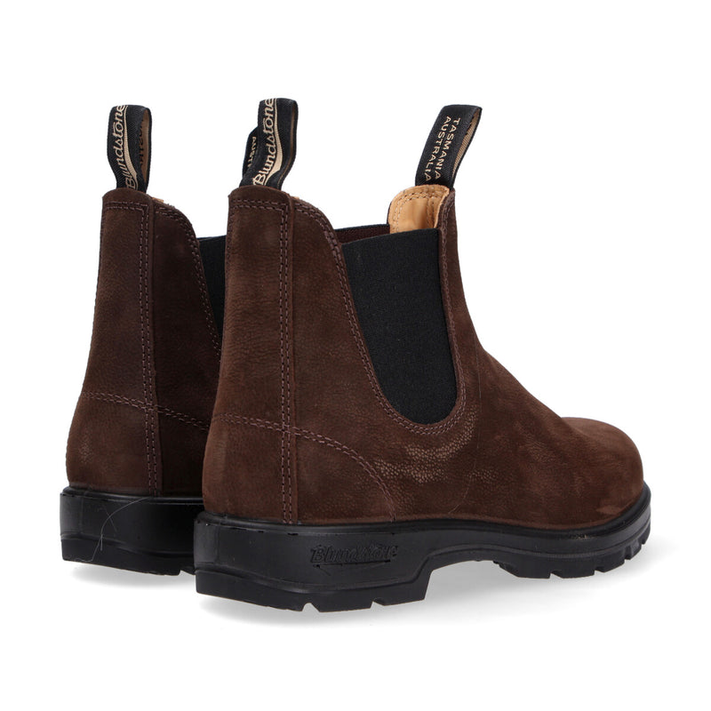 Blundstone boot pelle martellata marrone