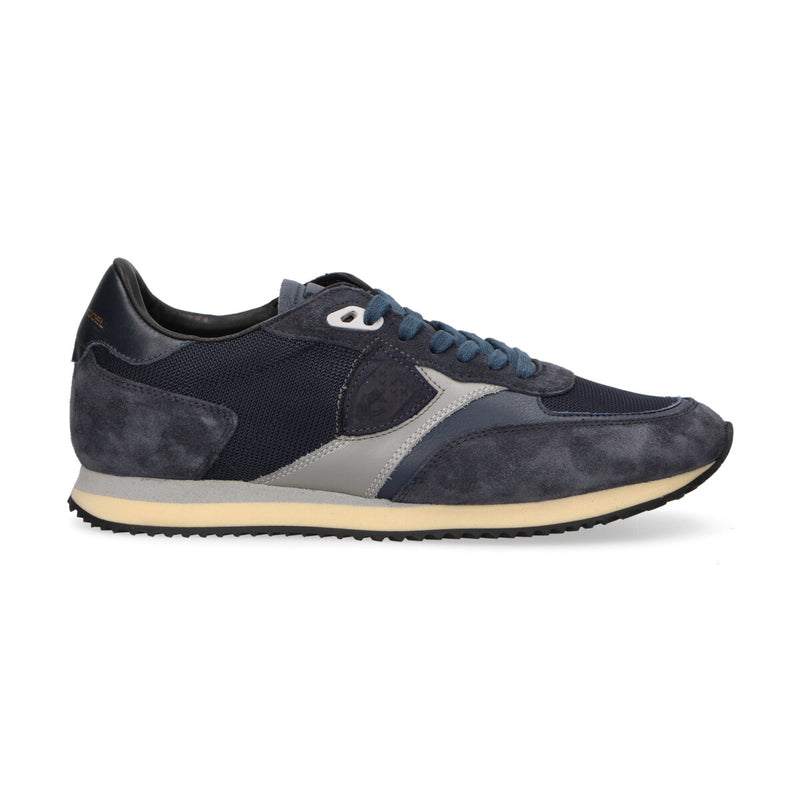 Philippe Model sneaker Blville in camoscio blu
