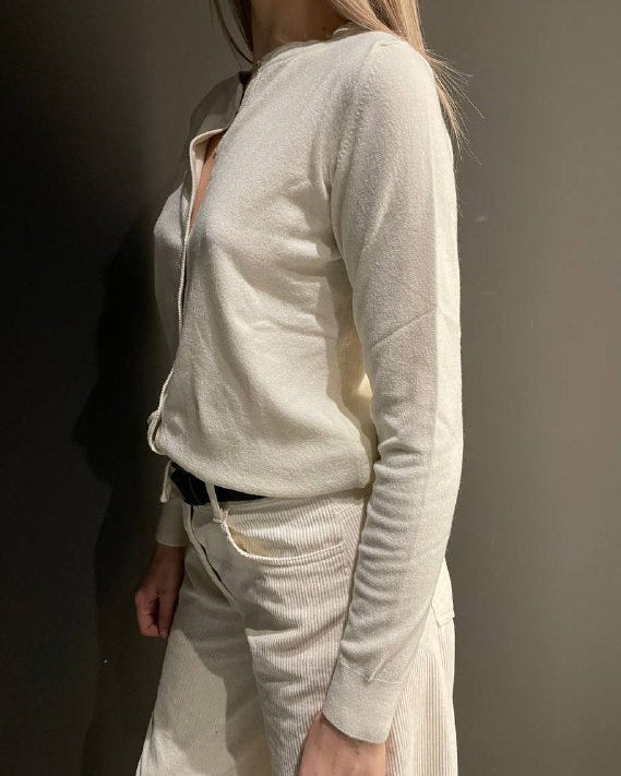 Haveone maglia in tessuto panna