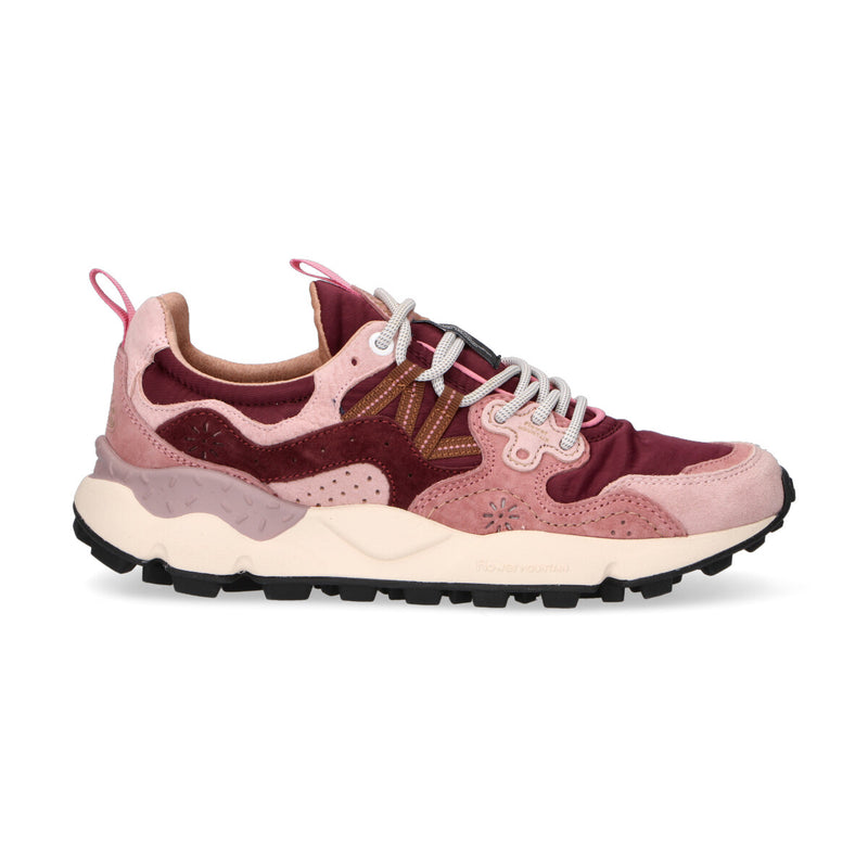 Flower Mountain sneaker Yamano 3 rosa bordeaux