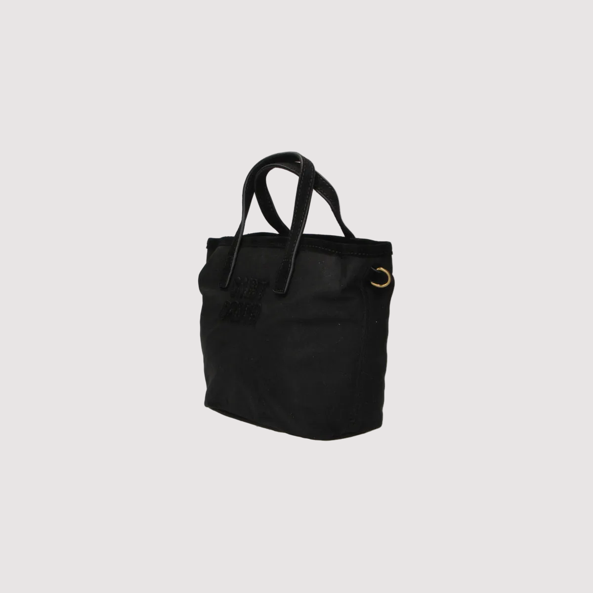 Mc2 Saint Barth borsa City Bag Mini Wax in tessuto nera