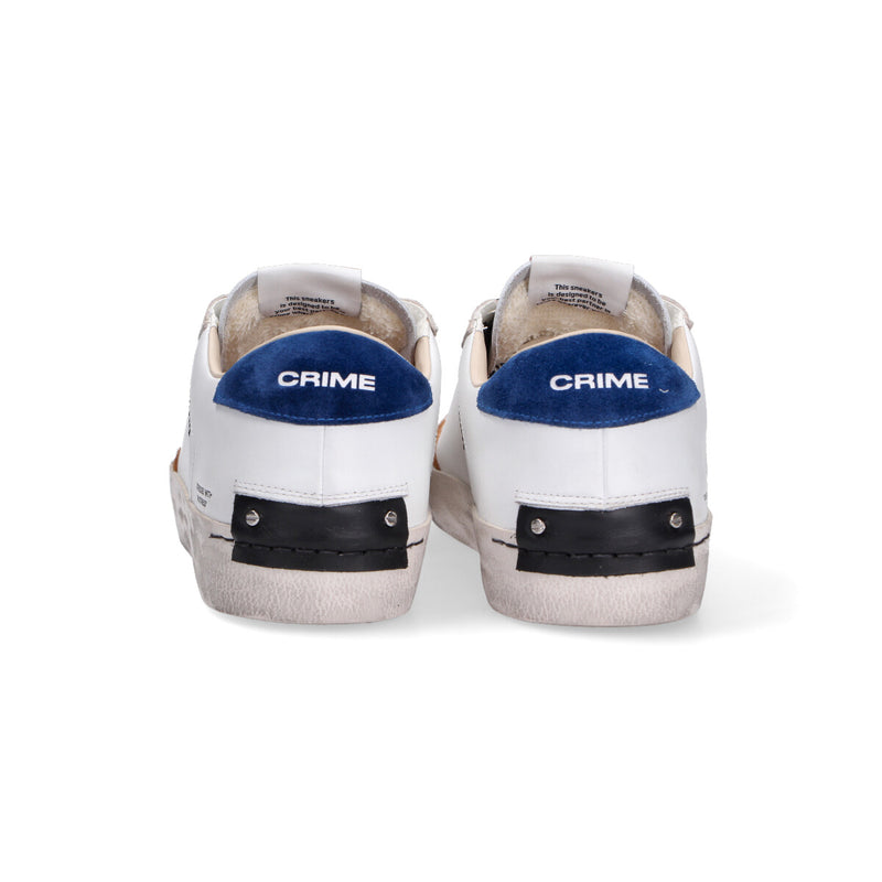 Crime London sneaker Distressed bianco beige