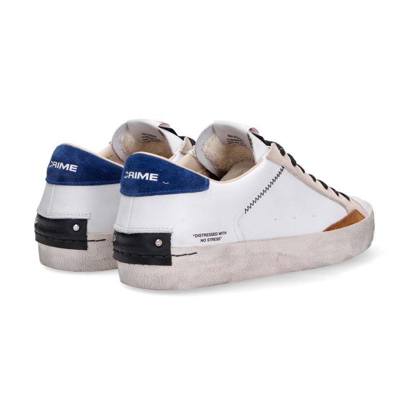 Crime London sneaker Distressed bianco beige