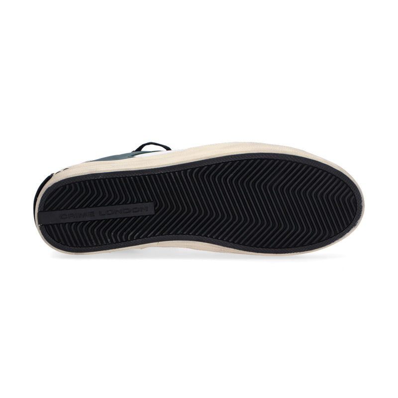 Crime London sneaker SK8 Deluxe bianco verde