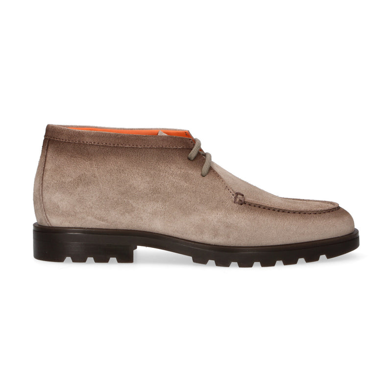 Santoni polacchino in suede beige