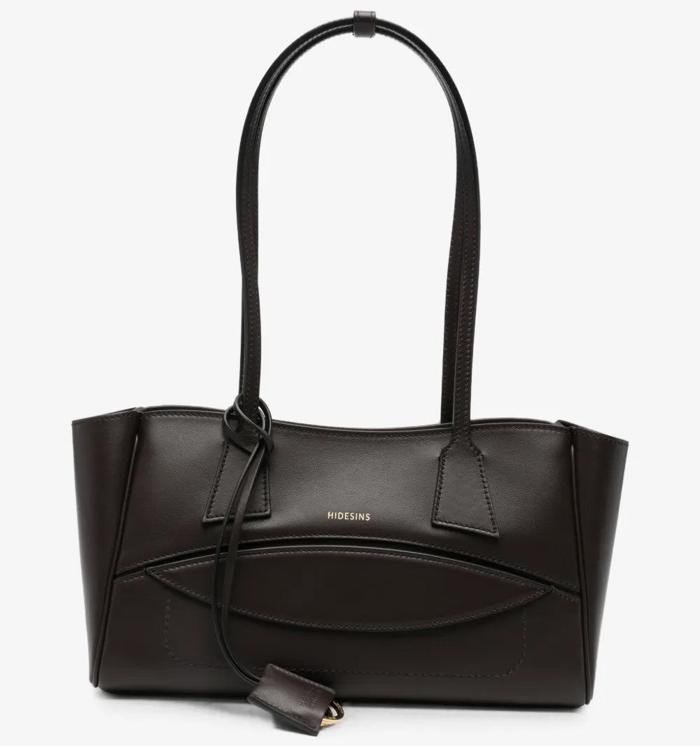 Hidesins borsa Shopper S Premiere in pelle testa di moro
