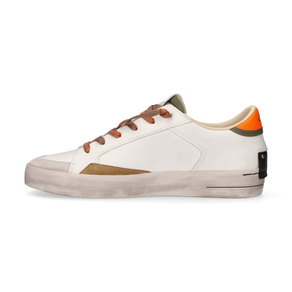 Crime London sneaker Sk8 Deluxe amber tangerine