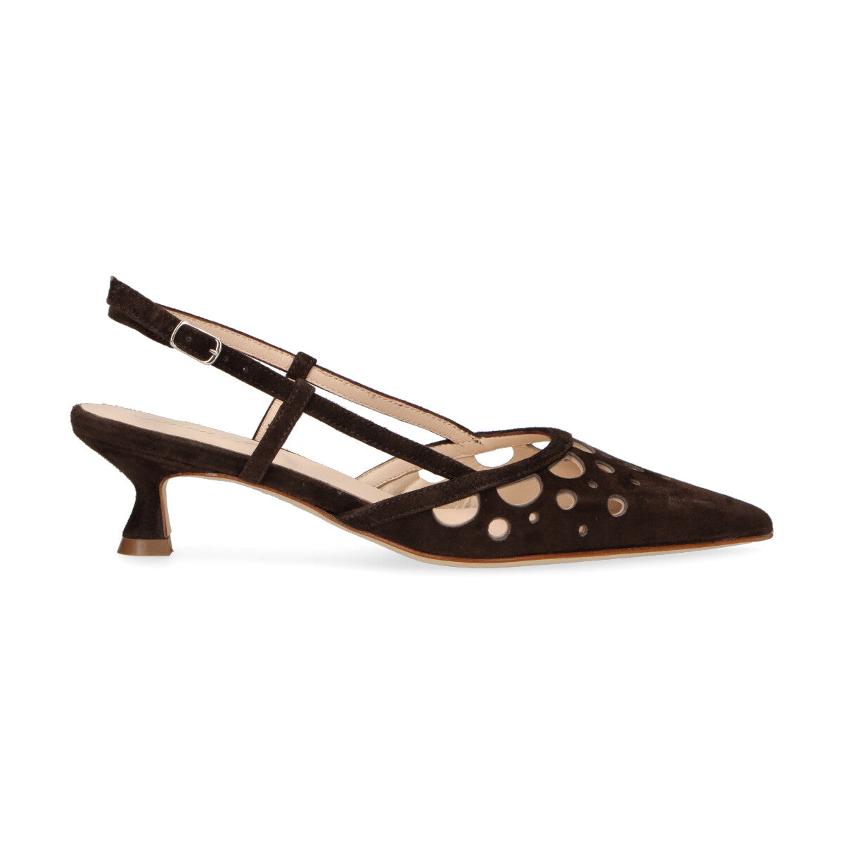 Anna F. chanel in camoscio testa di moro