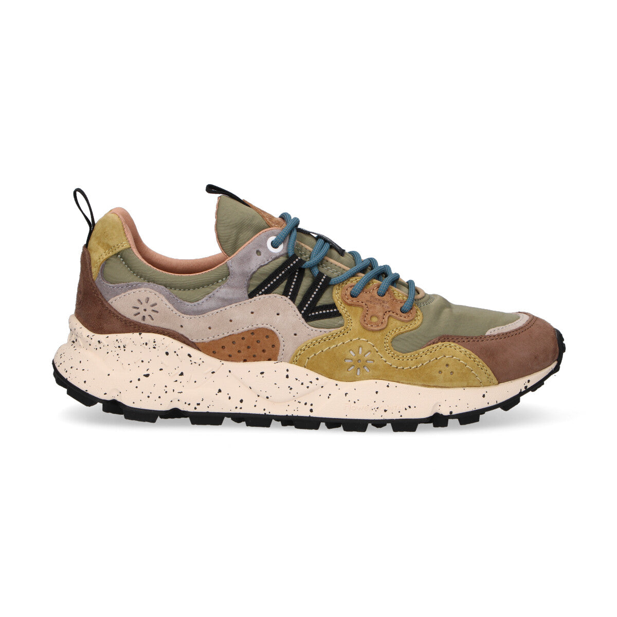 Flower Mountain sneaker Yamano 3 verde marrone