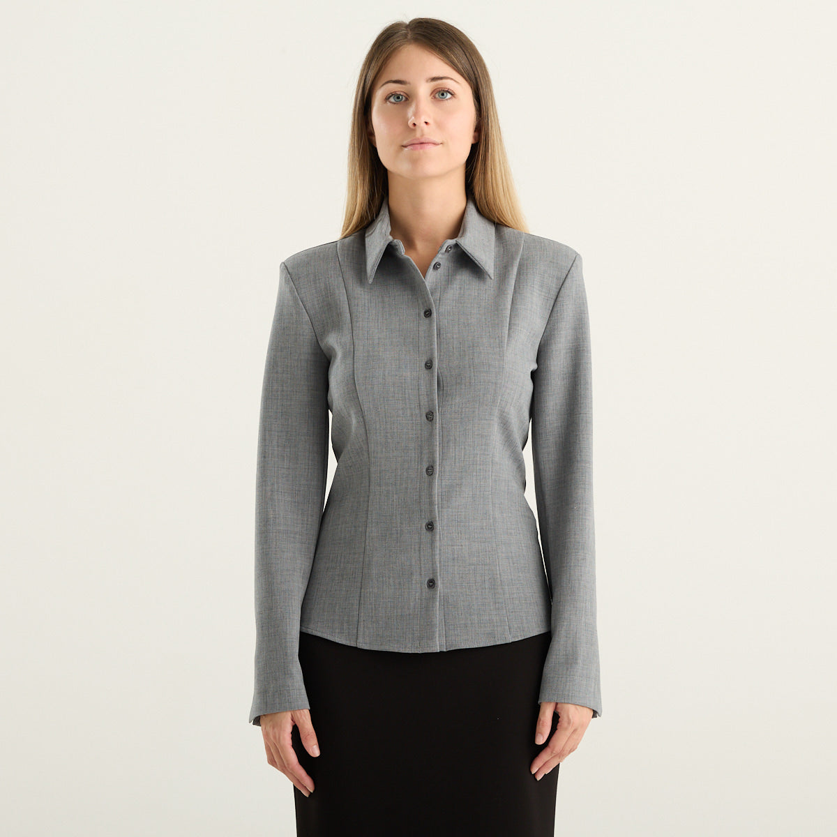 Camicia sartoriale grigia Patrizia Pepe