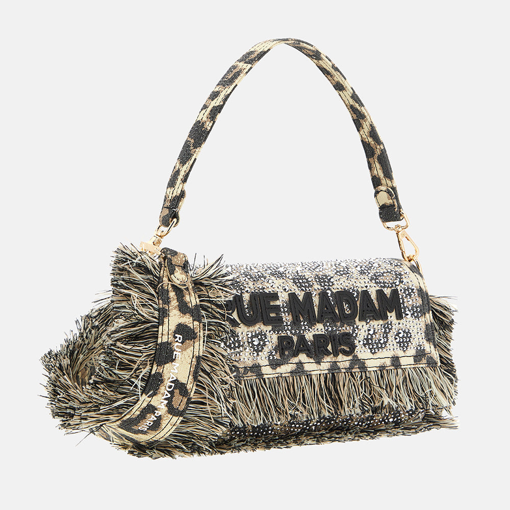 Rue madame borsa Casablanca Shoulder leopard