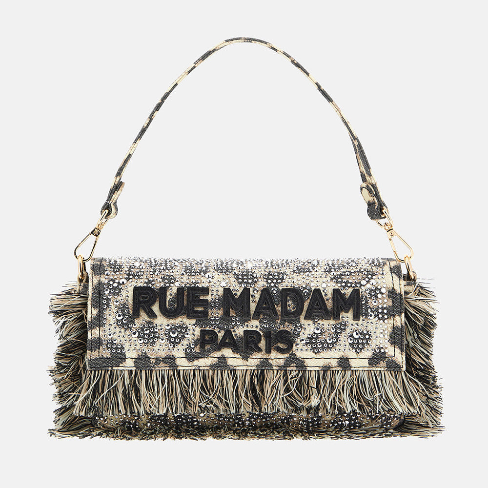 Rue madame borsa Casablanca Shoulder leopard