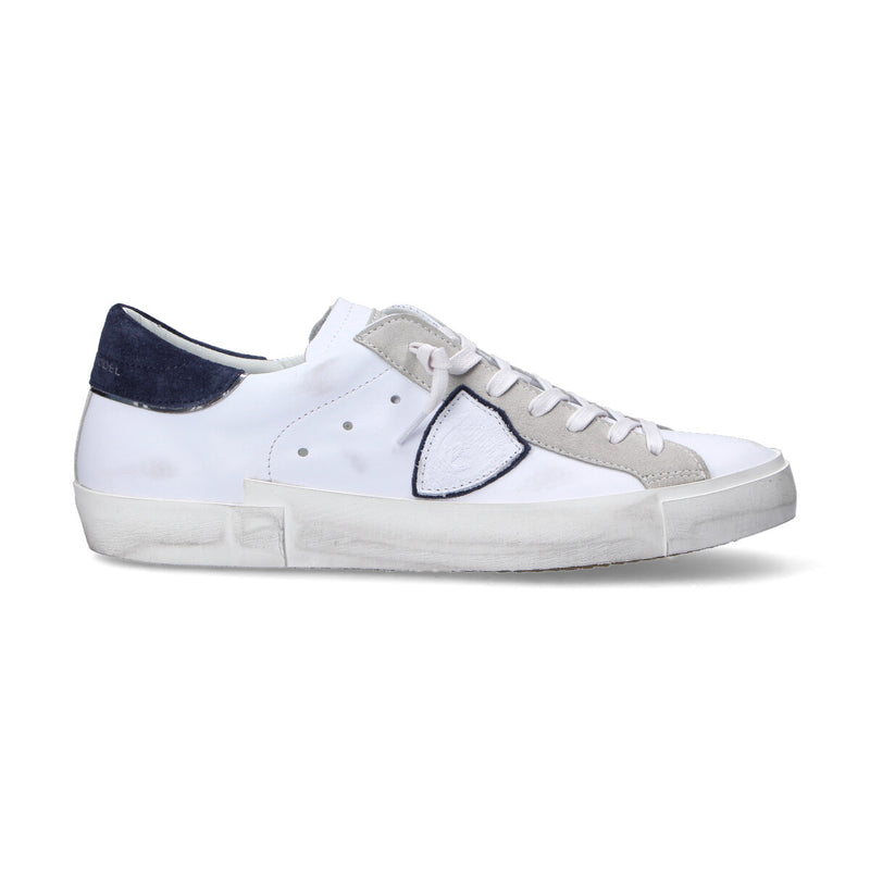 Philippe Model sneaker Paris in pelle bianco blu