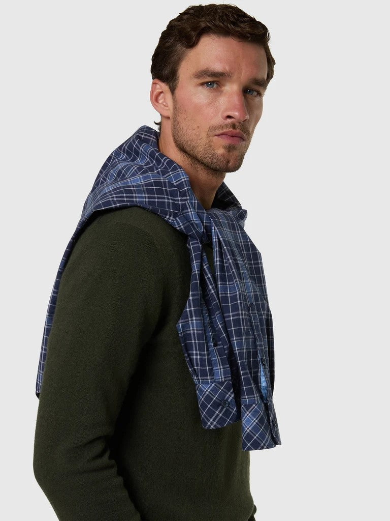 North Sails maglione girocollo in misto cashmere Forest night