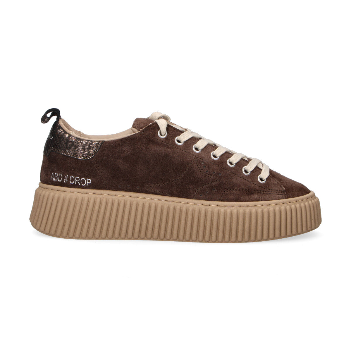 Ama Brand sneaker Ndrop in camoscio marrone