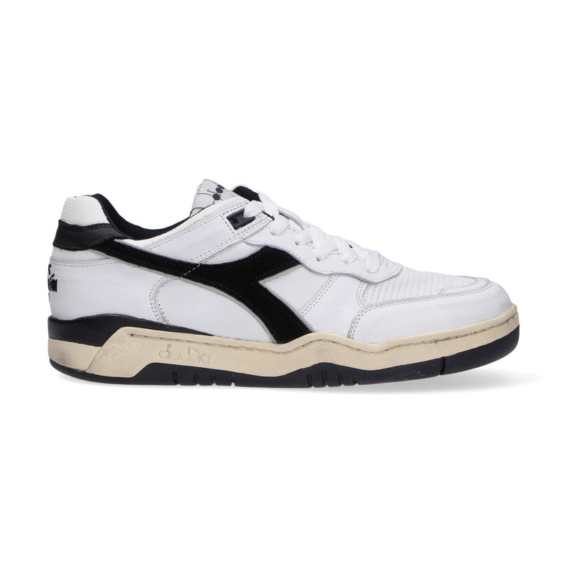 Diadora Heritage sneaker B.560 used bianco nero