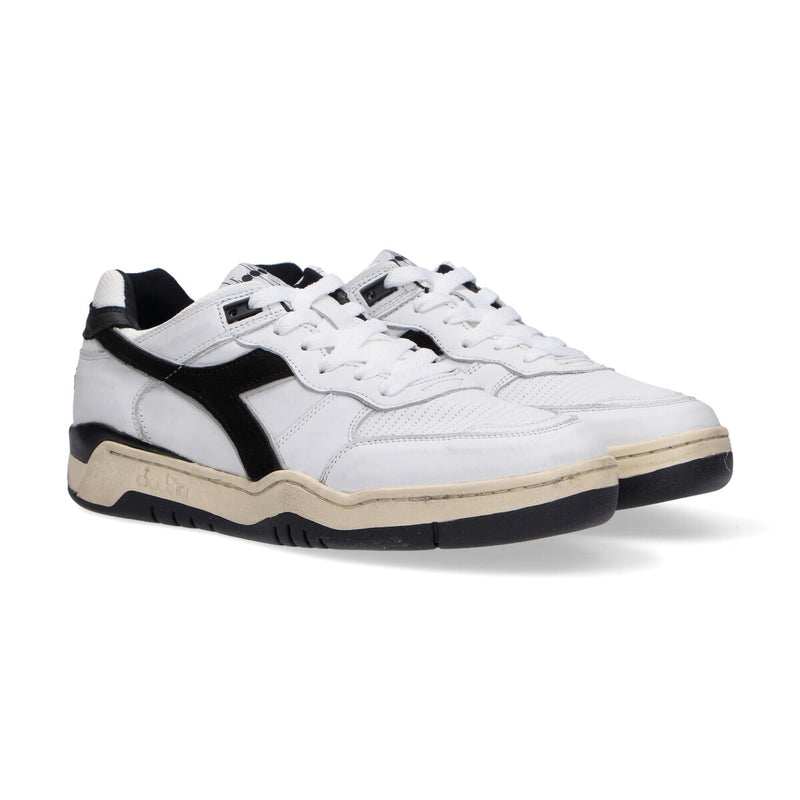 Diadora Heritage sneaker B.560 used bianco nero