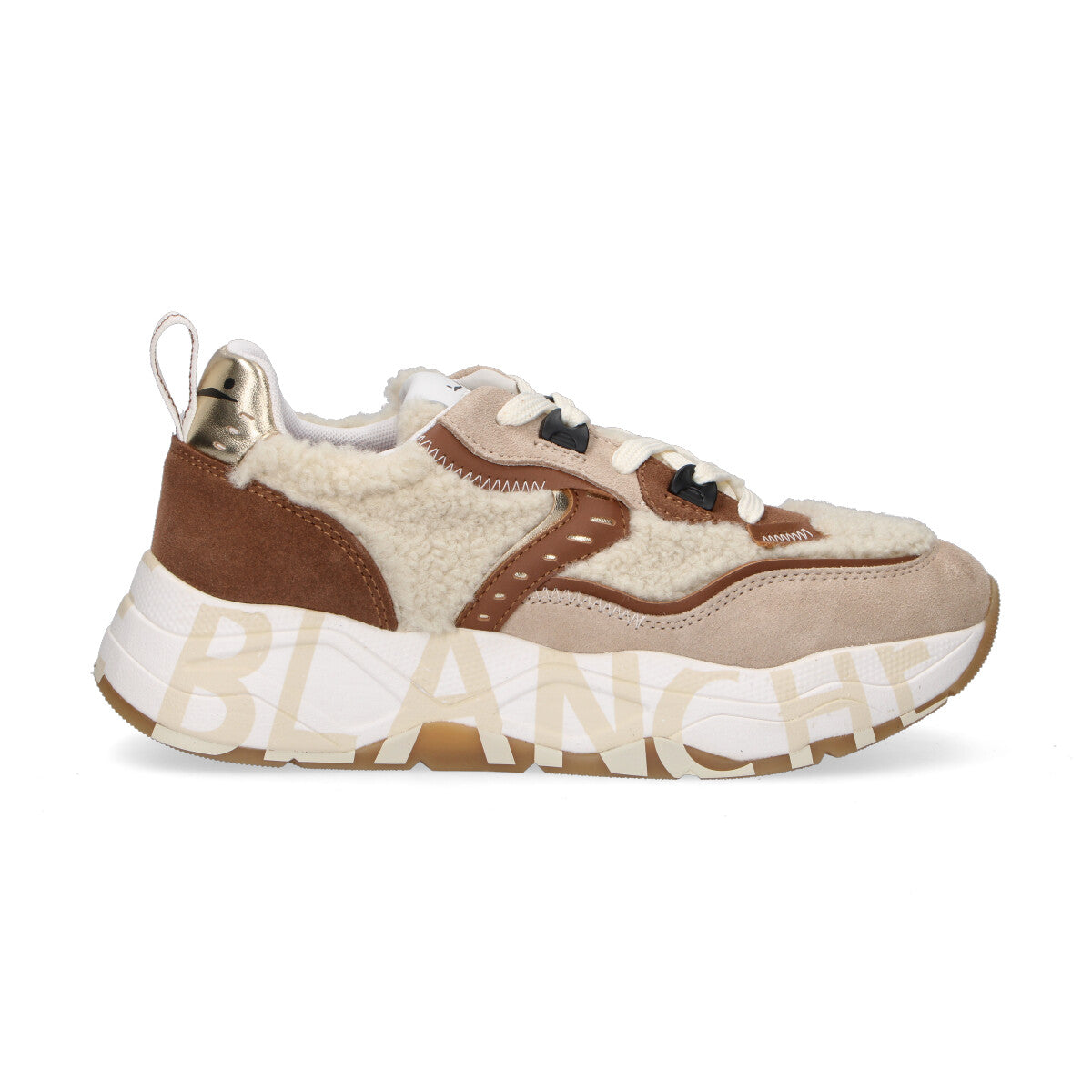 Voile Blanche sneaker Club 105 suede teddy