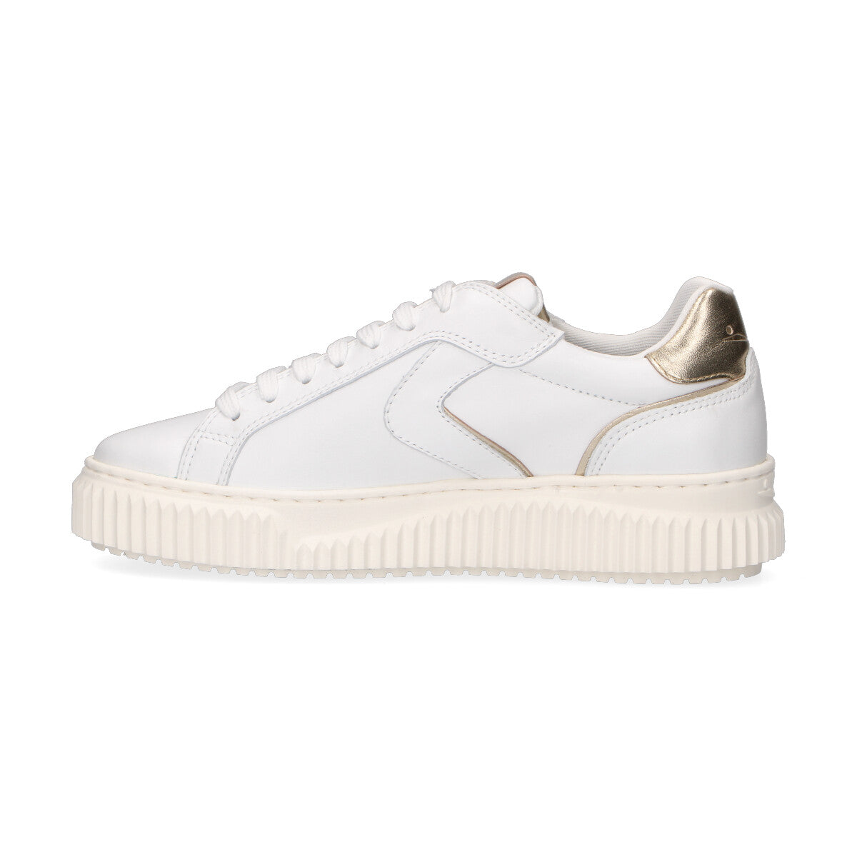 Voile Blanche sneaker Lipari in pelle bianca