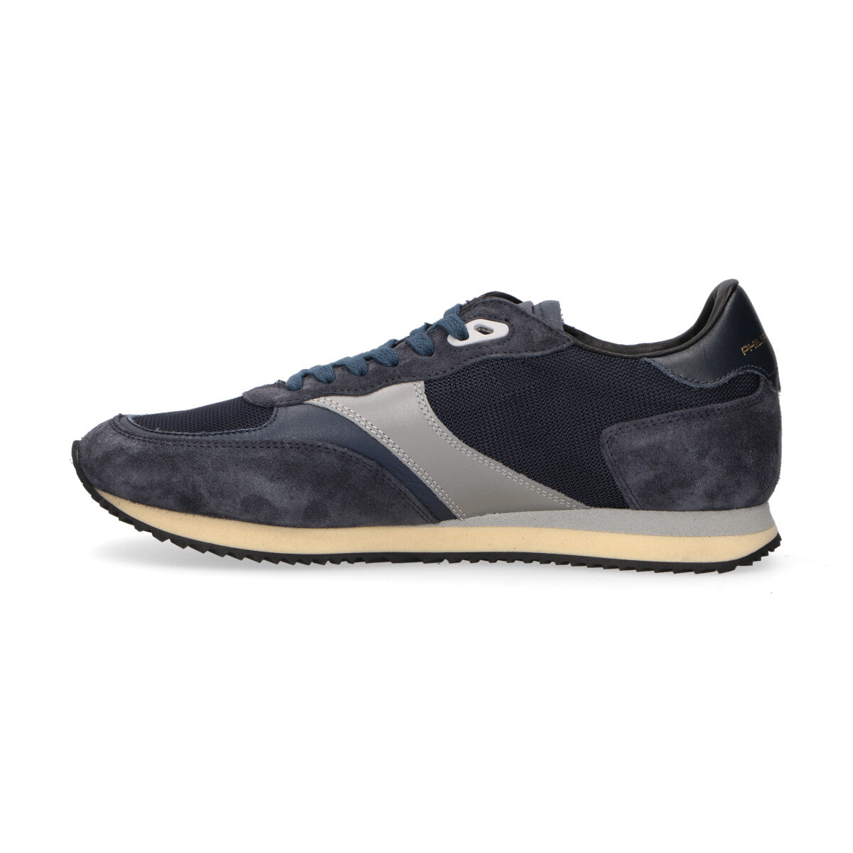 Philippe Model sneaker Blville in camoscio blu