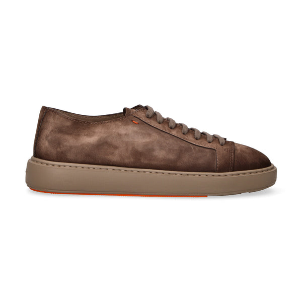 Santoni Sneakers Marroni Pelle Napa Uomo Made In Italy | EUR 41 US 8