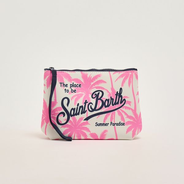 Mc2 Saint Barth pochette Aline Palms allover