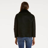 Blanche giacca reversibile in pelliccia nera