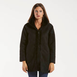 Blanche giaccone reversibile zip e cappuccio nero
