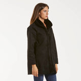 Blanche giaccone reversibile zip e cappuccio nero