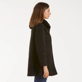 Blanche giaccone reversibile zip e cappuccio nero