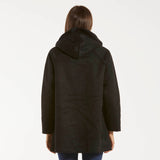 Blanche giaccone reversibile zip e cappuccio nero