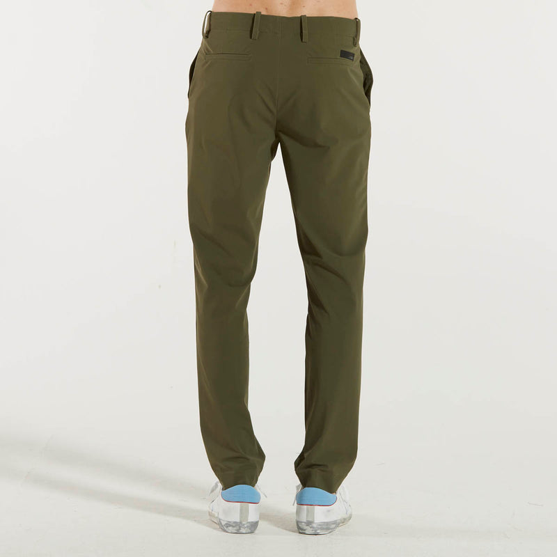 RRD pantalone elegante tessuto tecnico verde