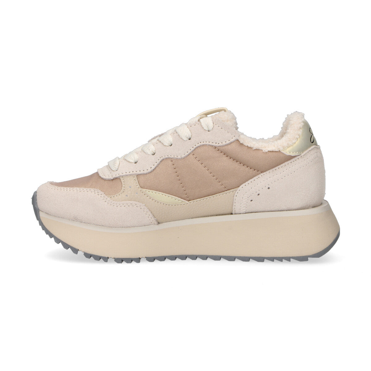 Sun68 sneaker Big Ally Teddy in camoscio beige