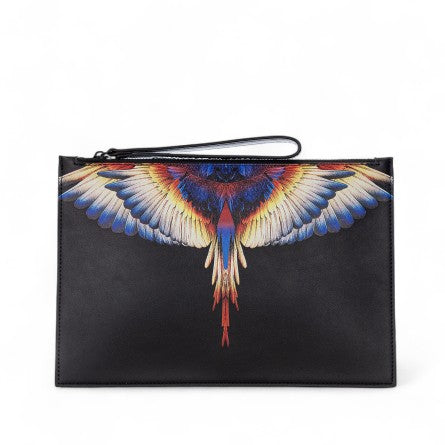 County of Milan pochette in pelle ali colorate