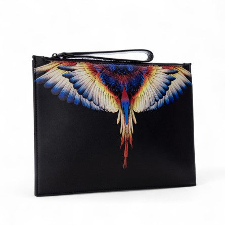 County of Milan pochette in pelle ali colorate
