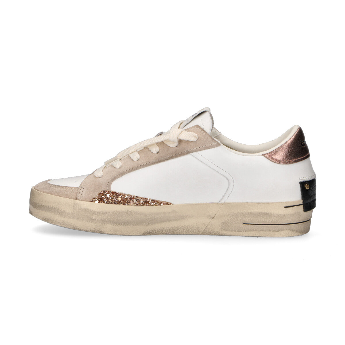 Crime London sneaker SK8 Deluxe pelle bianca