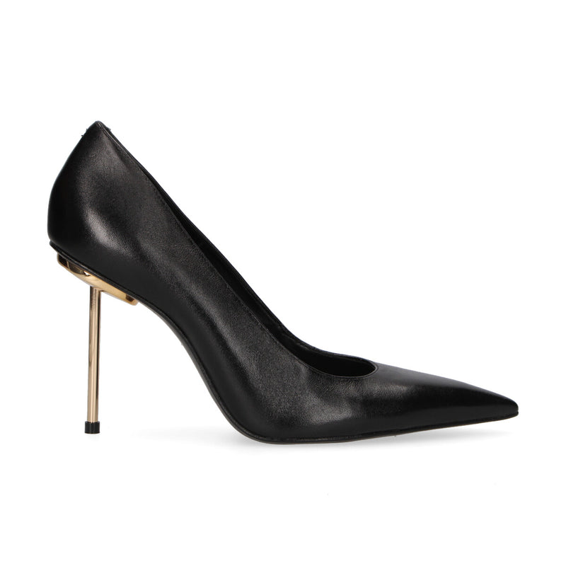 Schutz decolltè in pelle nera