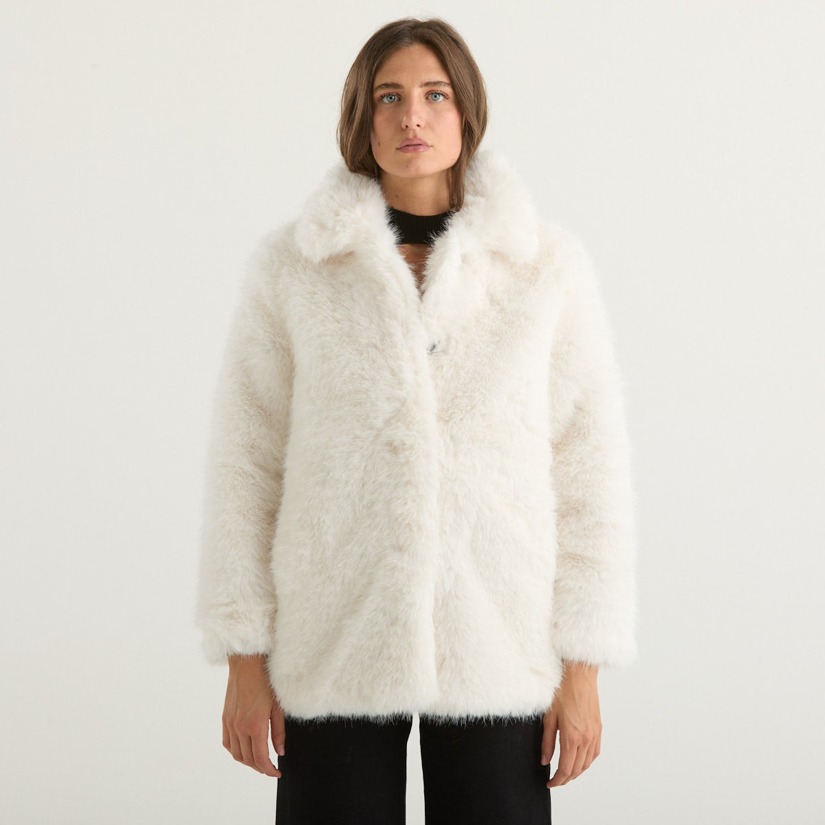 Blanche eco pelliccia bianca